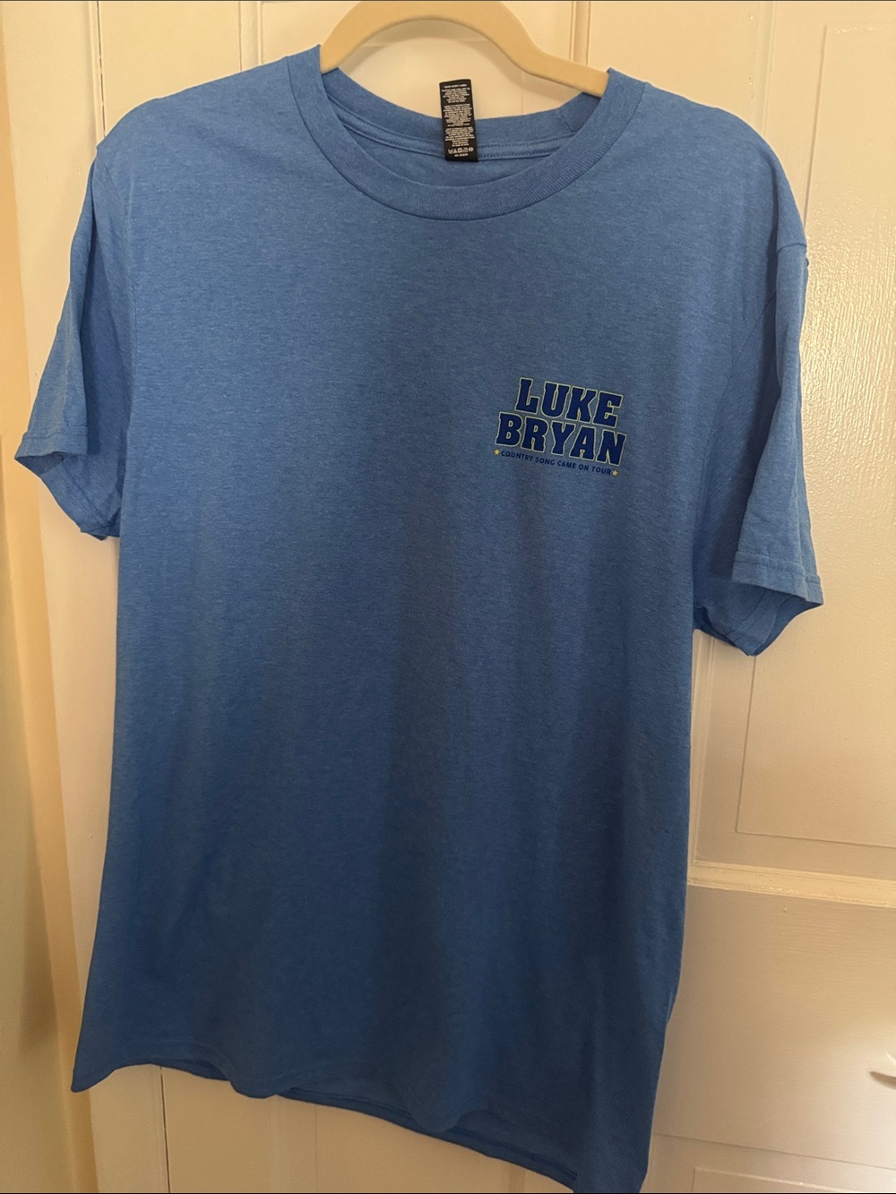 District Blue Luke Bryan Short Sleeve Concert Tee